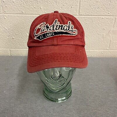 St Louis Cardinals Red Cap 47 Brand Clean Up Adjustable Hat Retro Logo New