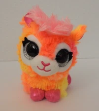 Zuru * Coco Surprize ~ Neon Orange/Pink/Yellow Llama Plush  "Juno"