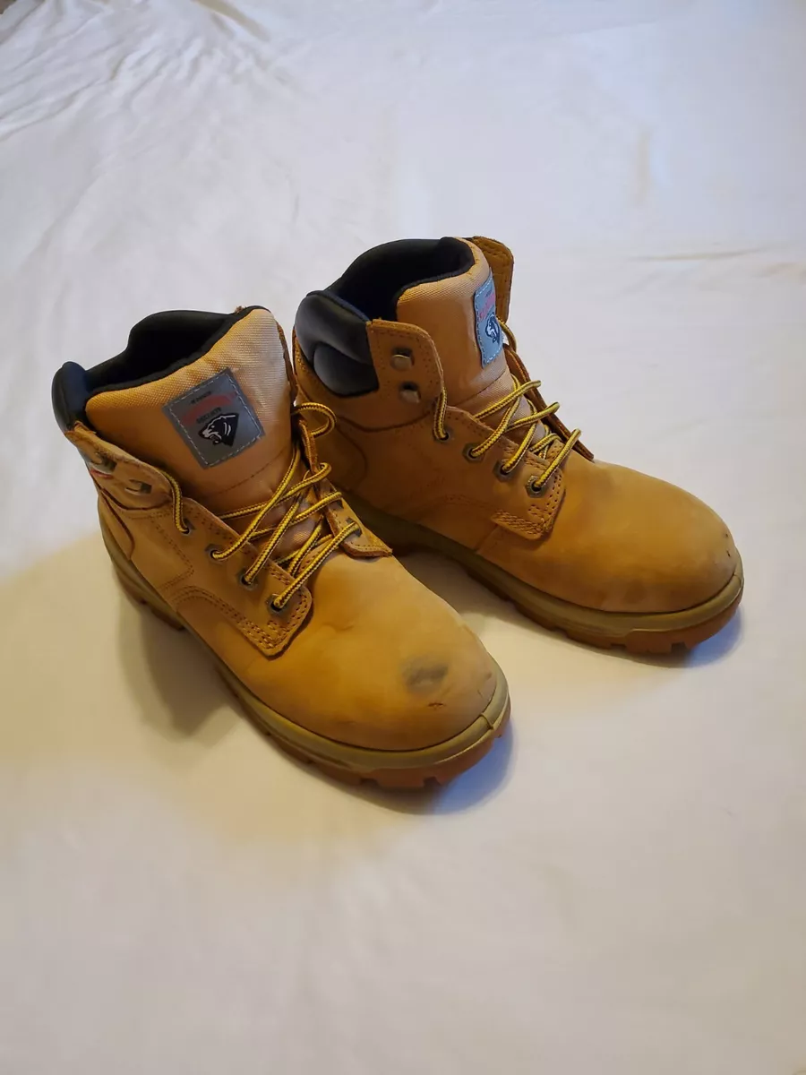Used Herman Survivors Men s Steel Toe Work Boots ASTM F2413 18 Size 6 WIDE