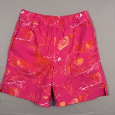 The North Face Mens Class V Pull-on Shorts Pink Abstract Nf0a535q Small Hybrid