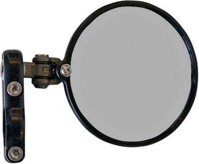 CRG Hindsight LS (Lane Split) Right Bar End Mirror Black #HSLS-200-R