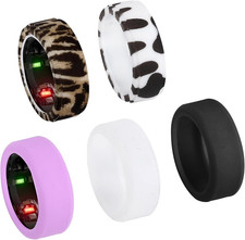 5PCS Ring Cover Compatible with Oura Ring Gen 4/3, Anti-Scratch Silicone