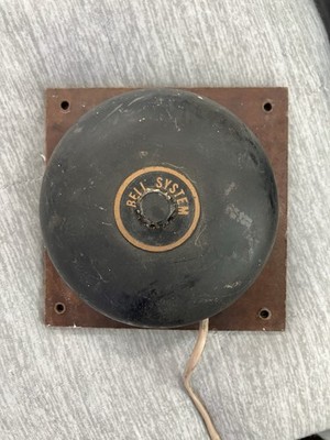 BellSystem Railroad station,fire alarm Vintage Western Electric DC VibratingBell