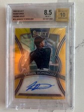 JASSON DOMINGUEZ 2020 Select Rookie Auto 3/10 GOLD Prizm BGS 8.5 Auto 10 Yankees