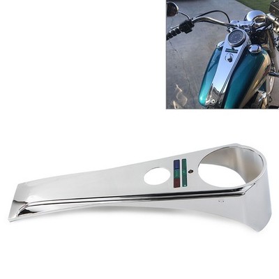 Long Rider Style Dash Panel Chrome For Harley Softail Custom FXSTC FXDG FXDWG FX