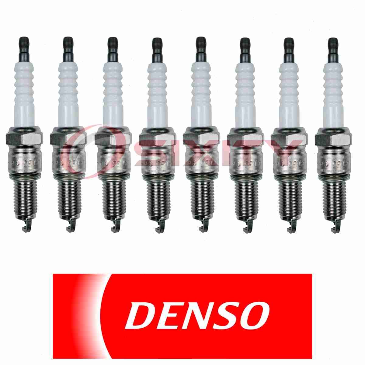 For Nissan D21 DENSO Platinum TT 8 pc Spark Plugs 2.4L L4 1986-1989 bc