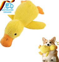 Plushcewt Stress Abbauen Ente Hundespielzeug Mit Quietscher Weiches Kuscheltier