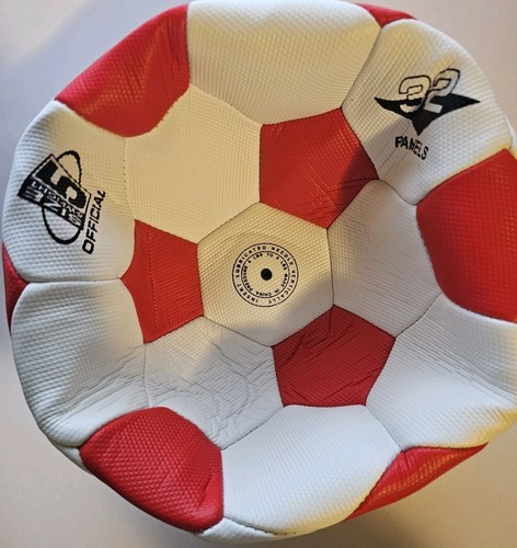 Official Lubricated needle  Weight Soccer Ball Size 5 Colors Red & White