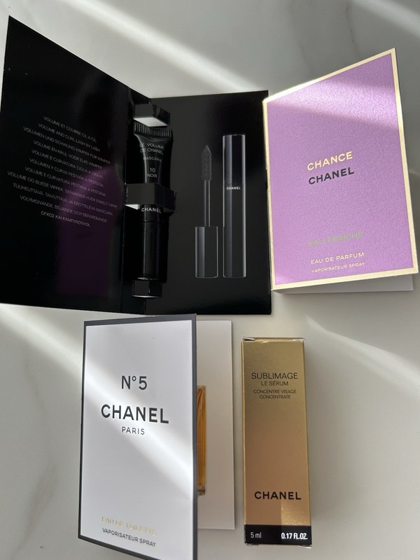 Chanel N5 Paris, Chance Chanel, Chanel Mascara 10 Noir,Chanel Sublimage Le Serum