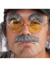 Old Man Einstein Eyebrows And Mustache Set Co...