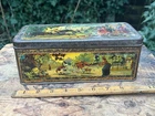 Extremes Victorian Sports Bicycle Fishing Cigar Tin c1900s