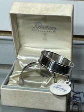 (2) GORHAM STERLING SILVER NAPKIN HOLDER RINGS ORIGINAL BOX #6290 w Box 22G