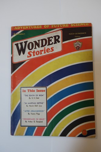 Wonder Stories Pulp Magazine, September 1932, Volume 4, Number 4, VG+