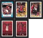 MICHAEL JORDAN Basketball Card Lot of 5   1989-2000 UPPER DECK, FLEER