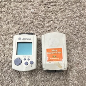 SEGA Dreamcast Console Lot w/ 3 Controllers, VMU, Memory Card, Games & A/V