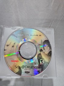 Dead or Alive 2 (Sega Dreamcast, 2000) Disc Only Tested Working 