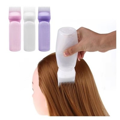 1 Stück Färben Shampoo Flasche Öl Kamm Haar Werkzeuge Haarfärbemittel Applikator Pinsel Flaschen