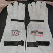 Big Jake MCR Safety Gloves 1746 Leather Dbl Palm Insulated 