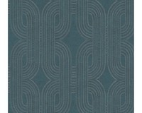 Vliestapete 39937-3 French Affair Grafisches Retromuster Blau