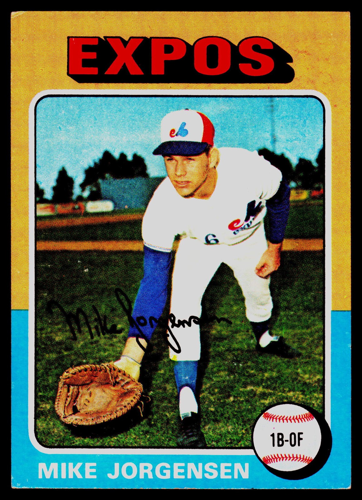 1975 Topps #286 Mike Jorgensen - VG