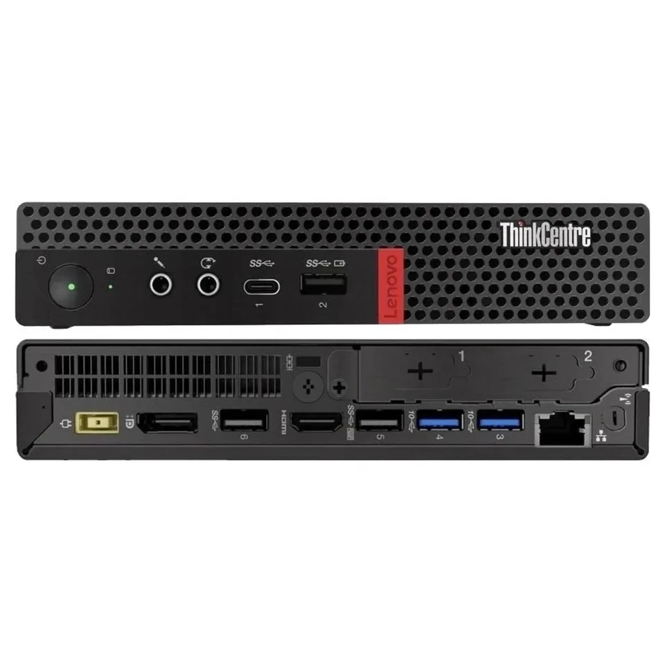 Lenovo ThinkCenter mini Desktop PC CORE i7-8th gen 32GBRAM/ 1TBSSD WIFI window11 - Image 1 of 4