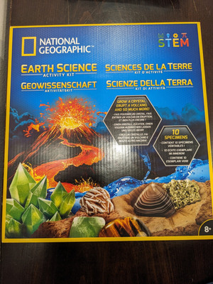 National Geographic Geowissenschaft/Earth Science Activity Kit NEU