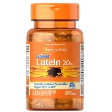 Puritan's Pride Lutein 20 mg with Zeaxanthin - 120 Softgels