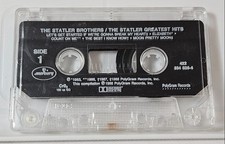 The Statler Brothers The Statler Greatest Hits Cassette 1988 Mercury