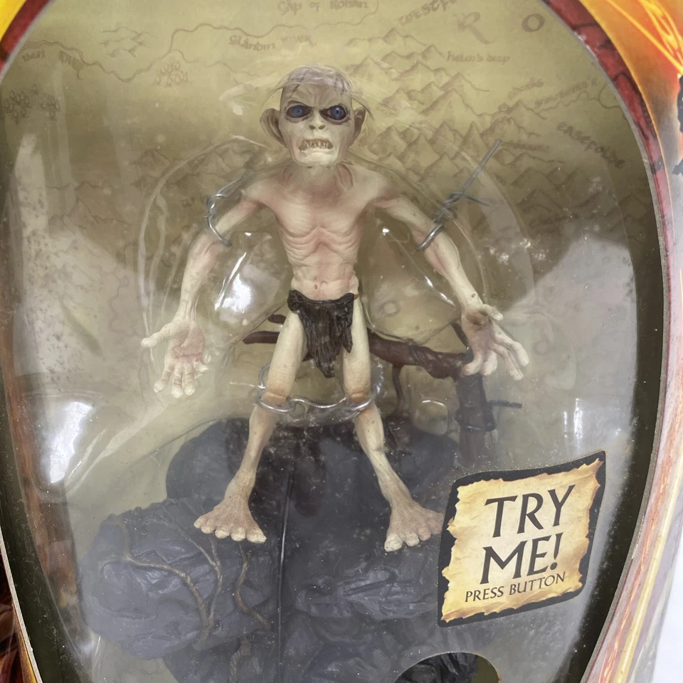 Juego de 2 figuras de El Señor de los Anillos - Las Dos Torres 6" ¡Nuevo en Caja! Gollum/Farmir Foto 3 de 4