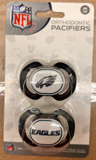 Philadelphia Eagles Baby Pacifiers 2 Pack Set Officially Licensed FREE SHIPPING