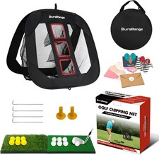 Durable Pop-Up Chipping Net with Indoor Outdoor Versatility - Golf Gift Idea