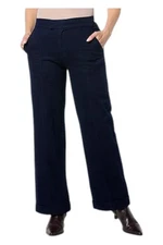 C Wonder by Christian Siriano Women's Denim Wide Leg Jean Rinse Wash
