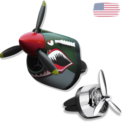 #ad #ad P40 Warhawk Car Air Freshener Fighter Plane Vent Clip Spinning Propeller 2026 $26.99