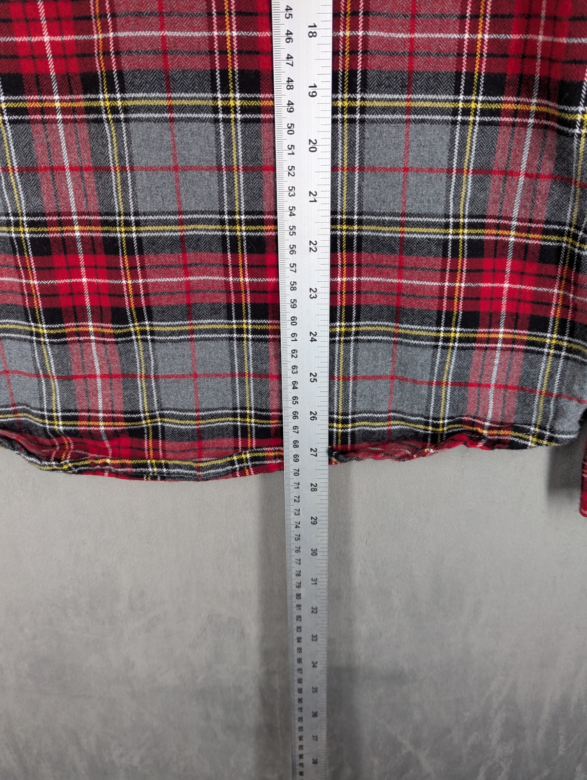 Kolby Flannel Shirt Men's Size Medium Plaid Long Sleeve Cotton Button Up image 6