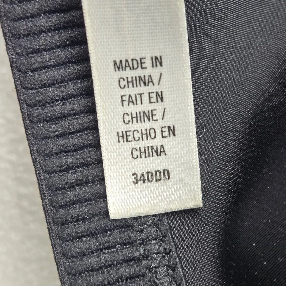 Victoria's Secret Women Sports Bra 34DDD Black Heather VSX Sport Underwired - Image 4 of 4