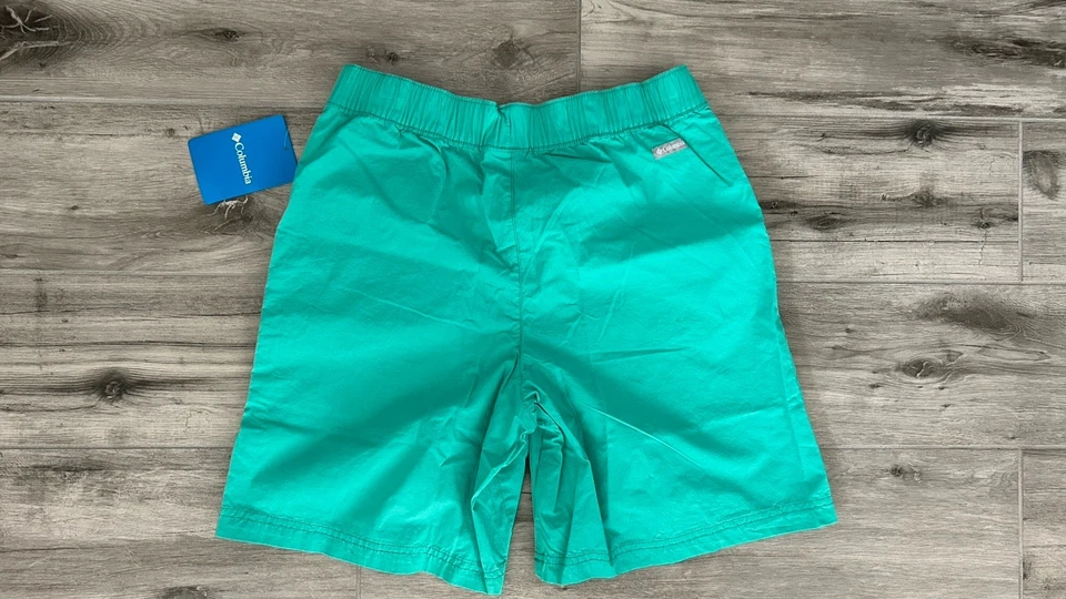Columbia Washed Out Shorts Boy's Youth Size L Light Green Summer Shorts New-NWT - Image 2 of 4