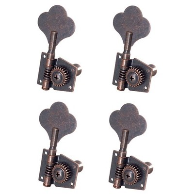 Gitarre Vintage Open  Guitar Tuning Key Pegs Mechaniken Tuner 4R für 4 Sait2780