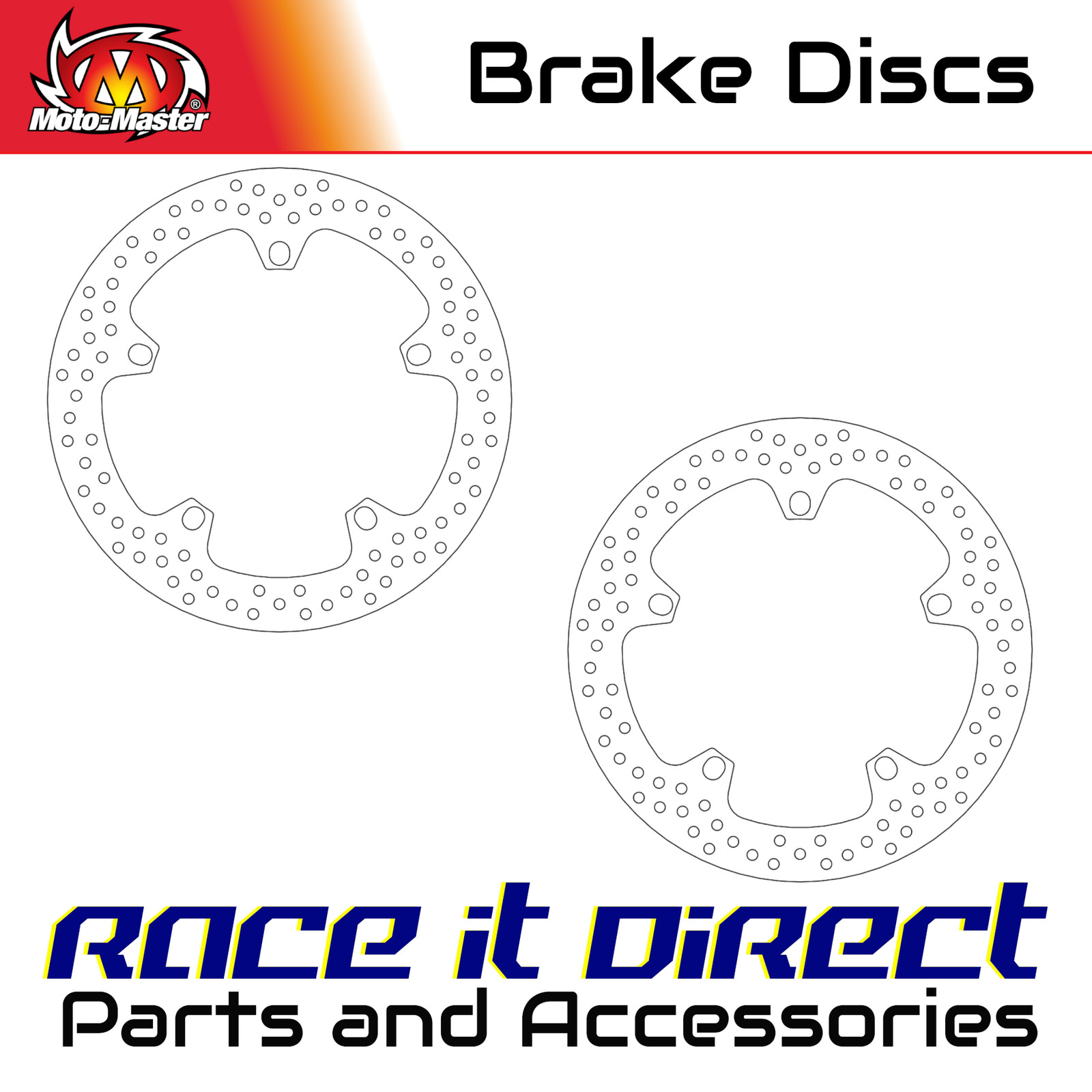 Brake Discs for BMW R 1250 RS ABS 2019-2024 Front Halo Fixed Disc MotoMaster
