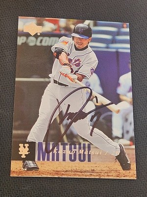 2006 Upper Deck KAZUO MATSUI METS In-Person Signed  AUTO  Autograph