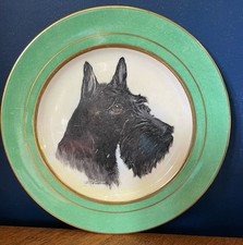 Paragon China Handpainted Scottish Terrier Plate 27cm