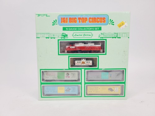 Juego de tren de circo Bev-Bel J&J Big Top L-4109 Life Like EMD GP38-2 (calibre N) | Condition: Used