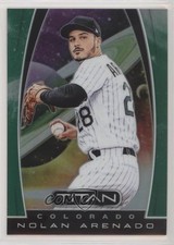 2019 Panini Chronicles Titan Green Prizm 47/50 Nolan Arenado #22 2qw