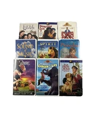 NINE Family Movies MOVIE LOT GREAT VHS PLEASE SEE DESCRIPTION FOR TITLES