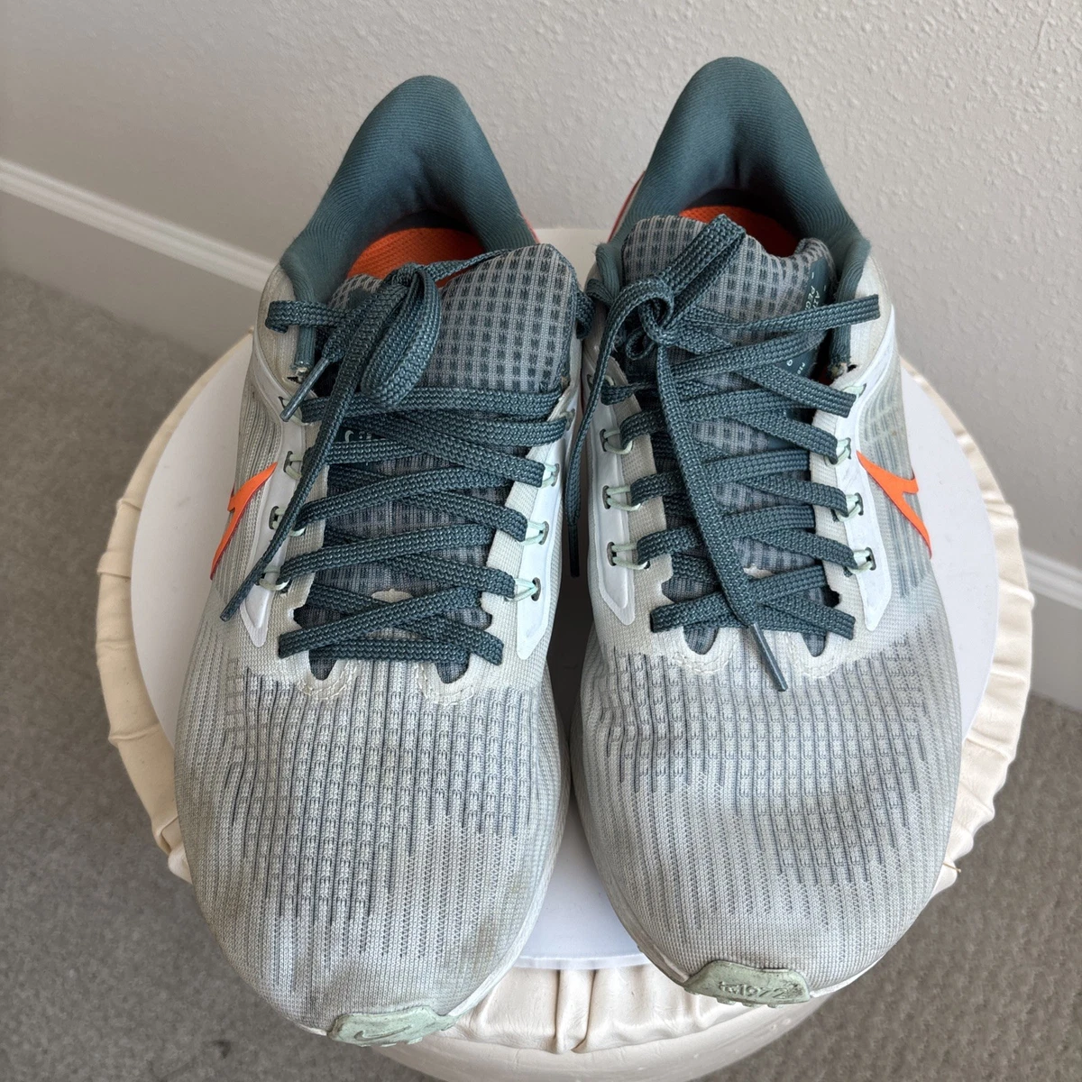 Nike Men\'s Pegasus 39 Road Running Shoes Size 7 Pure Platinum & Orange New Nike Air Zoom Pegasus 39 (Oklahoma State) Road Running Shoes  main image 4
