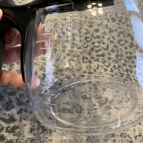 Jarra cafetera de vidrio de repuesto Braun Aroma Deluxe de 10 tazas KFK 500 - Imagen 2 de 13