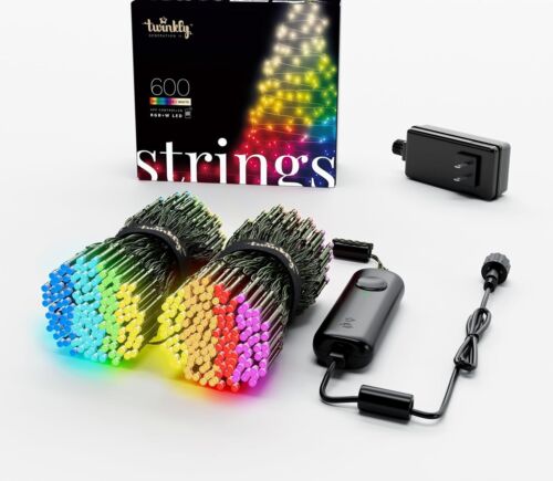 Twinkly Strings 600 LED RGB+White TWS600SPP-GUS 157.5 ft