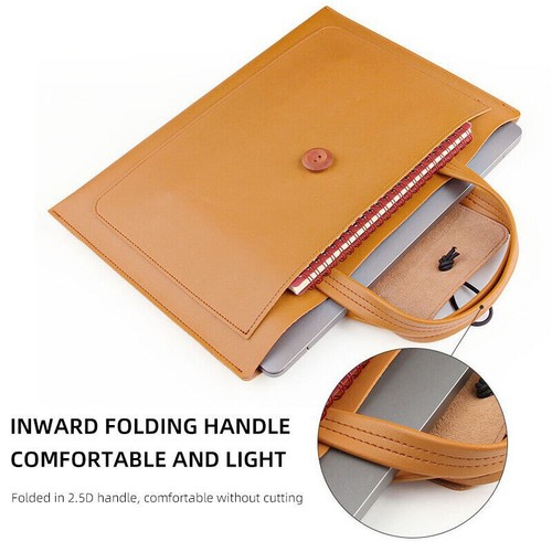 PU Laptop Case Sleeve Carry Bag Cover for MacBook Laptop iPad Air Pro Tablet - Photo 4/16