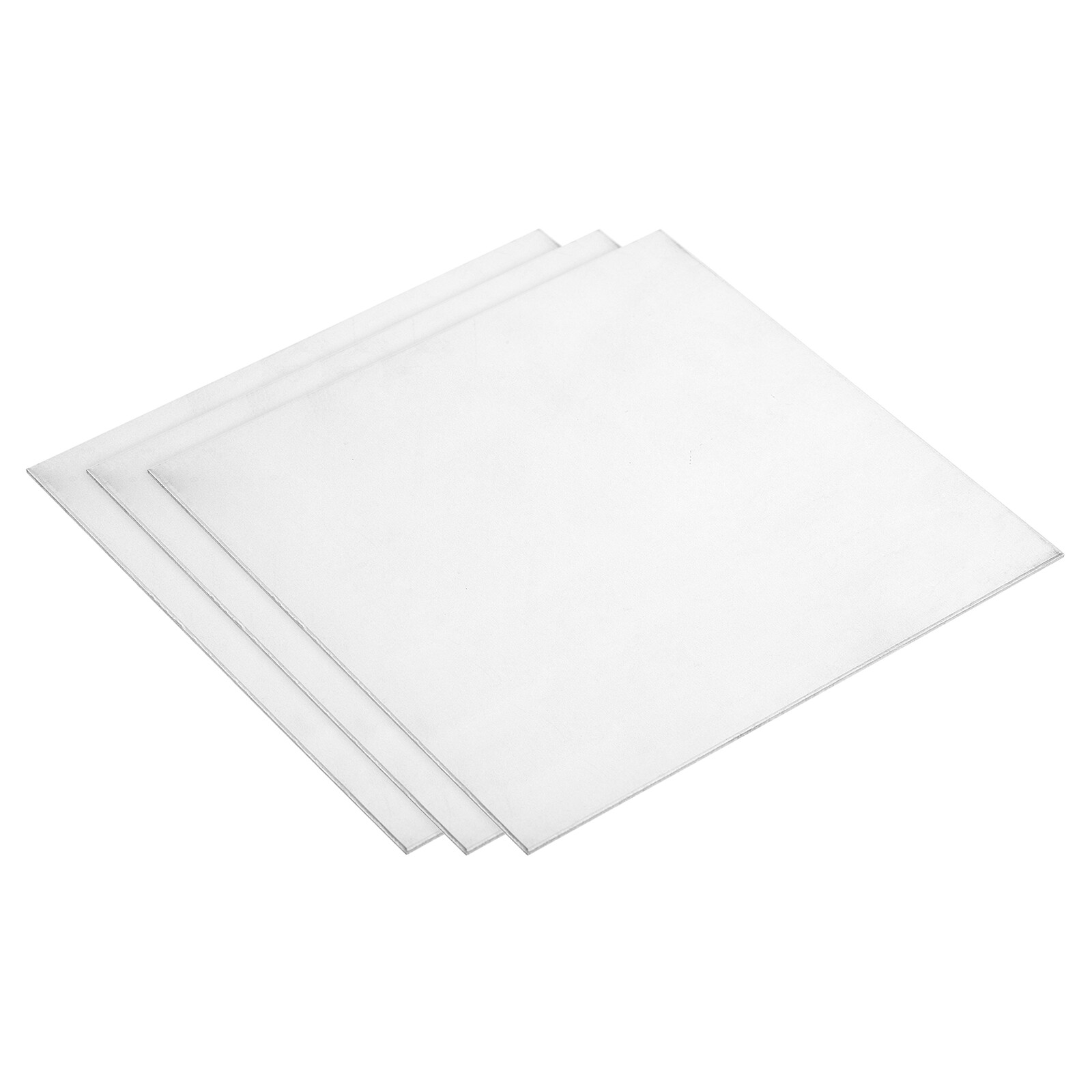 3Pcs 100x100x1mm GR1 Titanium Alloy Plate Sheets for Crafting