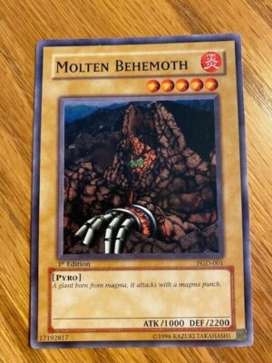 Yu-Gi-Oh! Card MOLTEN BEHEMOTH PGD-001 - 1st Edition - Never Played