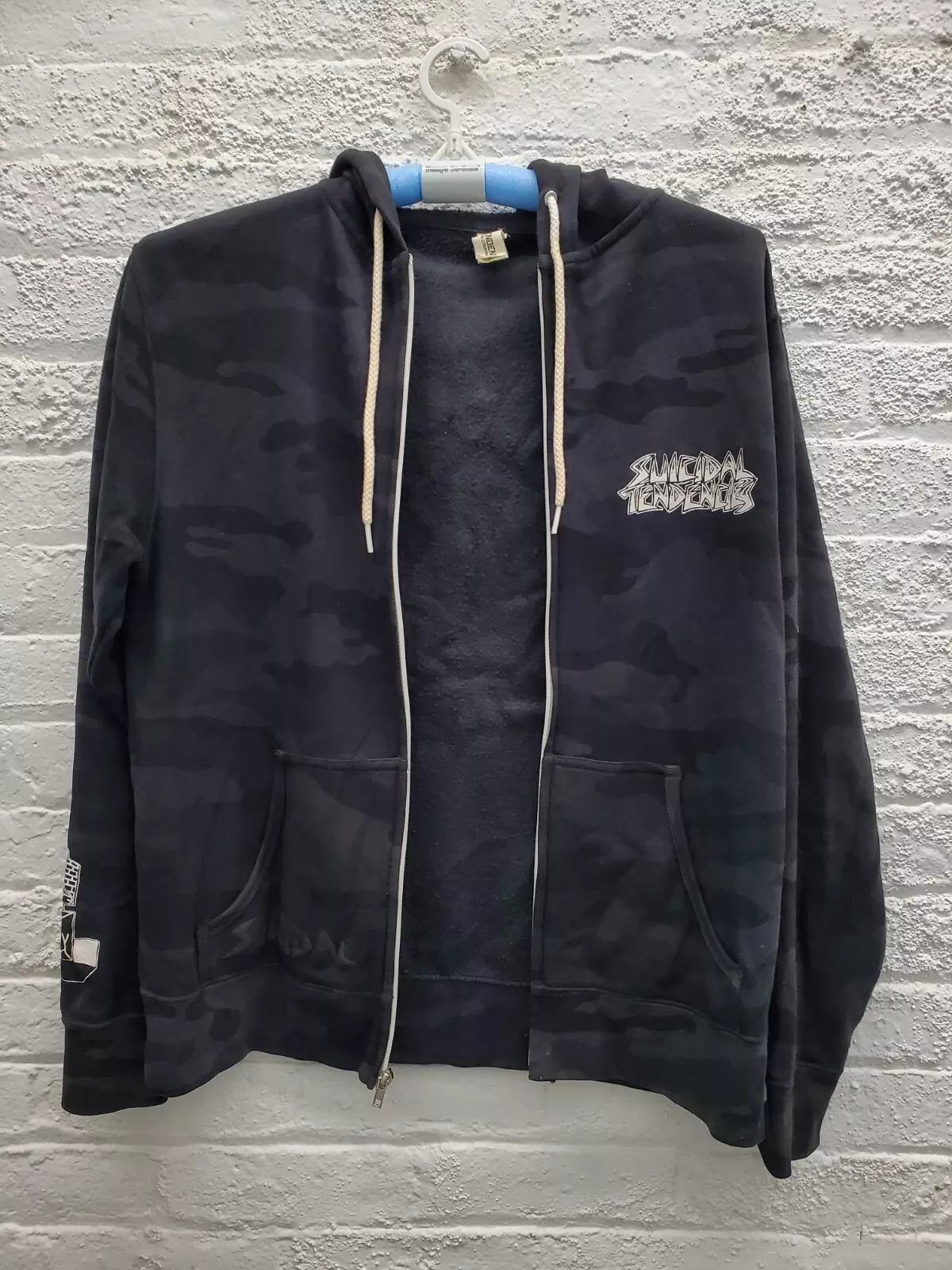 Suicidal Tendencies ST ZC Cyclone Supreme Detail noir camouflage zippé